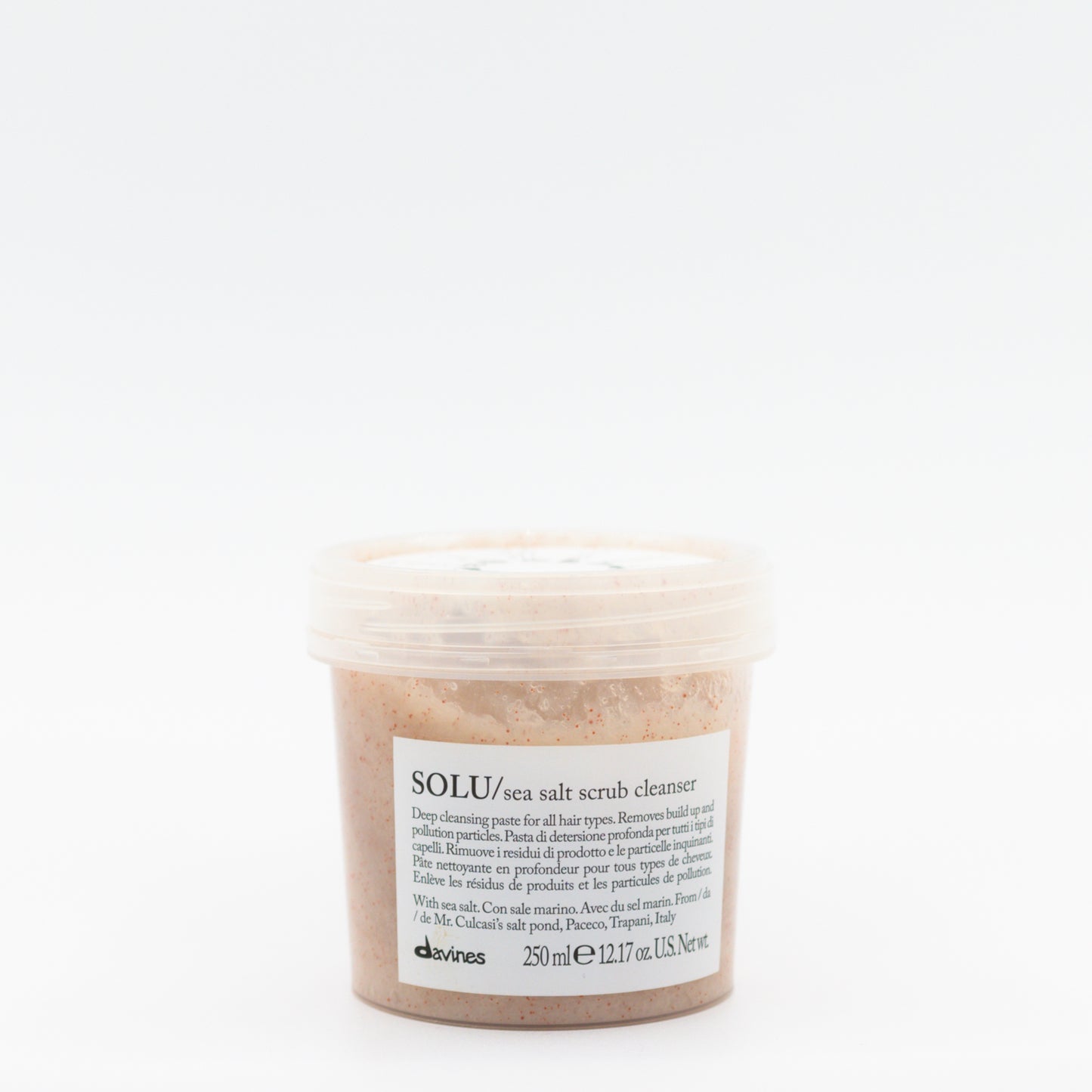 Davines | Essential Haircare | SOLU Sea Salt Scrub Cleanser