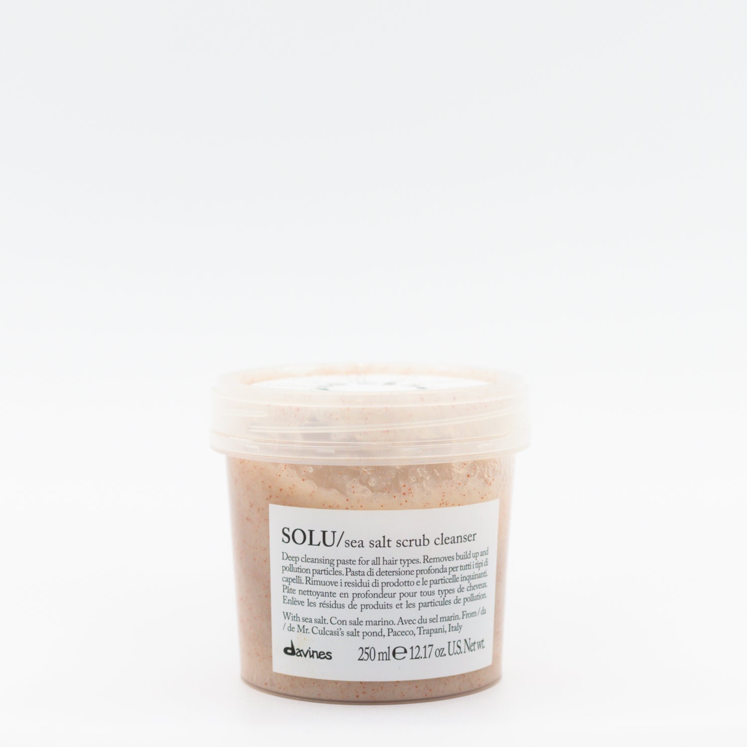 Davines | Essential Haircare | SOLU Sea Salt Scrub Cleanser